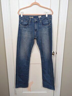 AG Adriano Goldschmied | Medium Wash The Tomboy Relaxed Straight Leg Jeans